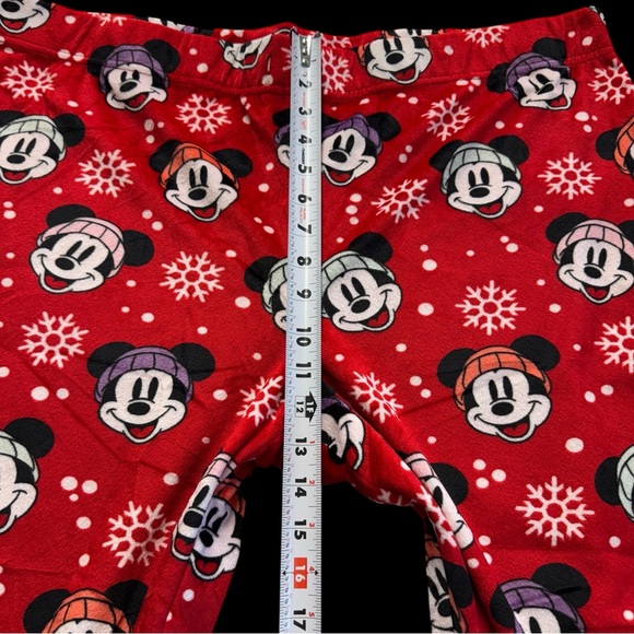 Disney Mickey Mouse Fleece Lounge Cuffed Pajama Pants 2X 18W-20W #260‎ - Picture 4 of 7
